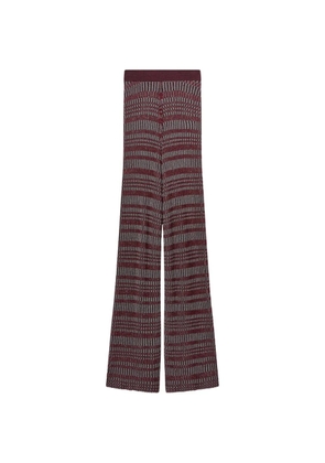 RETORI micro-check trousers - Red