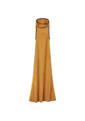 RETORI hooded maxi dress - Yellow