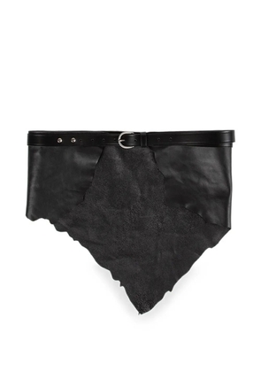 Ann Demeulemeester Romy distressed-finish belt - Black