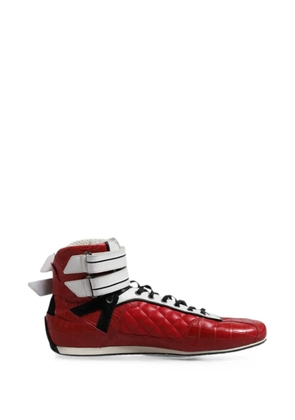 Dolce & Gabbana touch-strap sneakers - Red