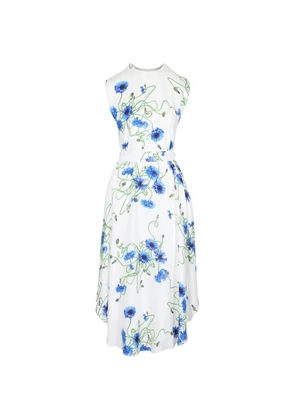 Stella McCartney floral-print sleeveless dress - White
