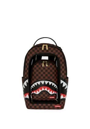 Sprayground checkered backpack - Brown