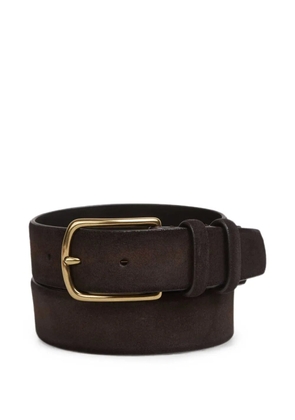 Officine Creative calf suede buckle-fastening belt - Brown