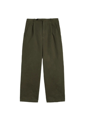 Jil Sander cotton-drill trousers - Green