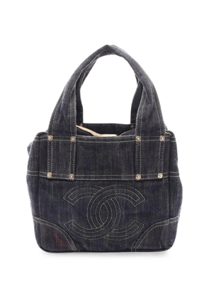 CHANEL Pre-Owned 2005-2006 Sparkling Denim Coco tote bag - Blue