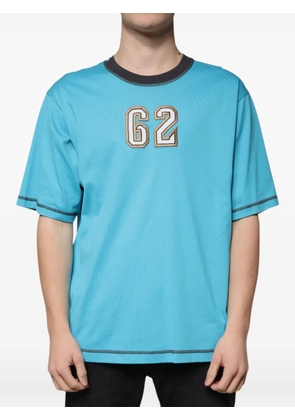 Dolce & Gabbana embroidered-patch T-shirt - Blue
