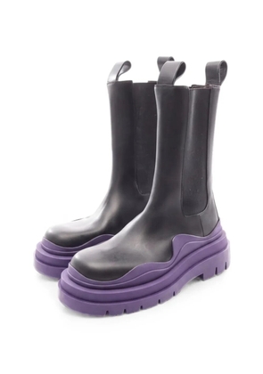 Bottega Veneta Pre-Owned Tire chelsea boots - Black