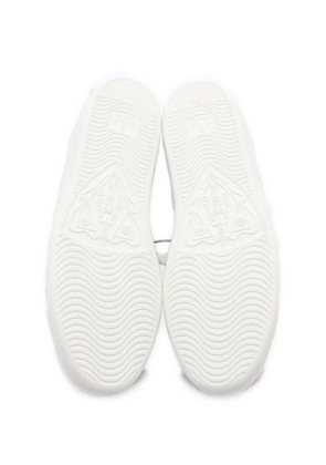 Gucci Pre-Owned 2010s bee Web stripe sneakers - White