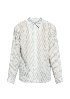 PS Paul Smith floral-motif shirt - White