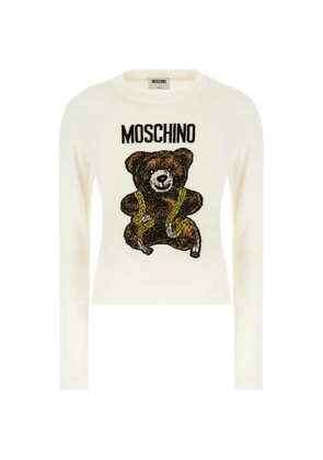 Moschino intarsia-knit sweater - Neutrals