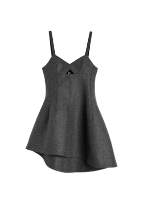 Jil Sander asymmetrical bustier dress - Grey