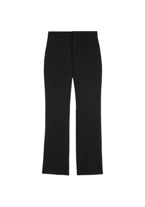 Jil Sander wool sablé tailored trousers - Black