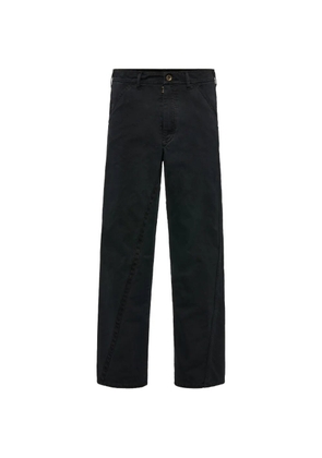Maison Margiela Twisted curved-seam trousers - Black