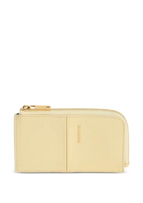 Jil Sander Linea coin purse small - Yellow