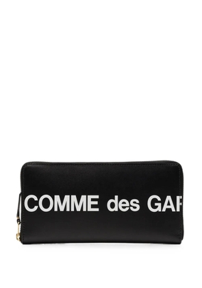 Comme Des Garçons Wallet Huge Logo leather wallet - Black