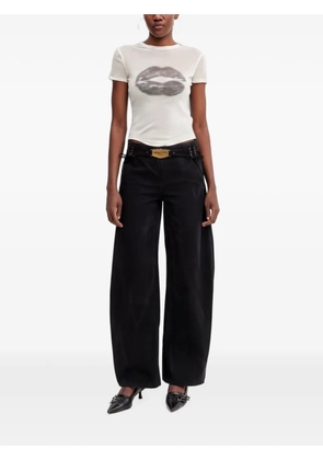 Miss Sixty cotton wide-leg jeans - Black