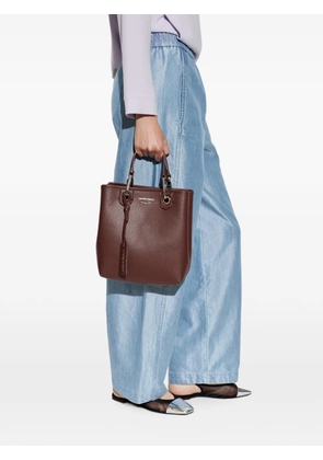 Emporio Armani logo-print tote bag - Brown