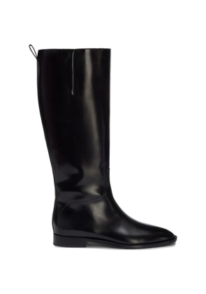 Jil Sander knee-high leather boots - Black