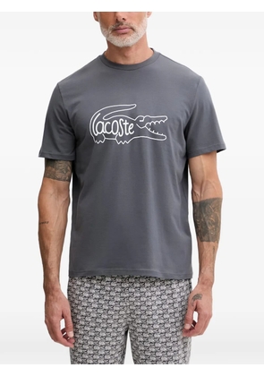 Lacoste logo-print pyjama set - Grey
