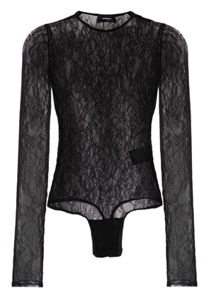 WARDROBE.NYC sheer lace bodysuit - Black