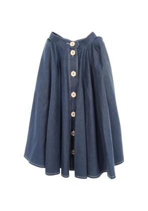 Gucci Pre-Owned 2010s Blair button-front skirt - Blue
