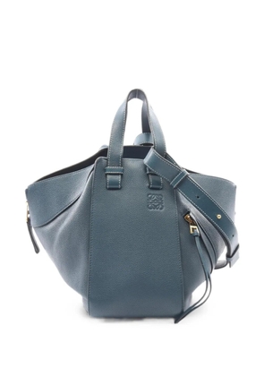 Loewe Pre-Owned 2000s small Hammock leather tote bag - Blue