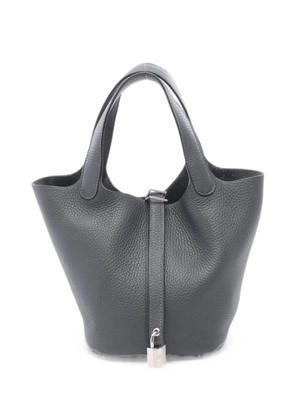 Hermès Pre-Owned 2026 PM Picotin Lock Clemence-leather tote bag - Grey