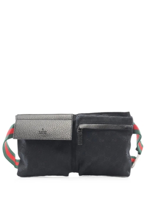 Gucci Pre-Owned 2010s GG-canvas belt bag - Black