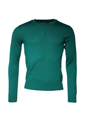 Dolce & Gabbana merino-wool crew-neck sweater - Green