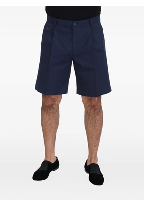 Dolce & Gabbana pleated chino shorts - Blue