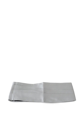 Dolce & Gabbana textured pleated cummerbund - Grey