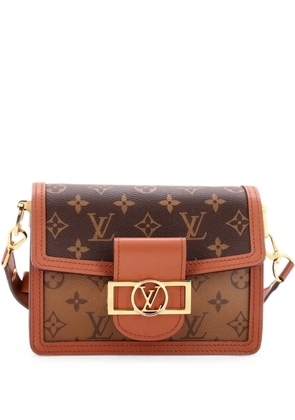 Louis Vuitton Pre-Owned Dauphine Shoulder Bag Reverse Monogram Canvas Mini crossbody bag - Brown