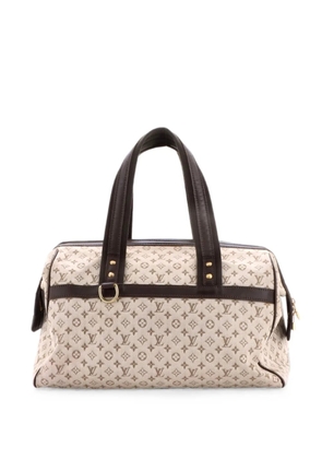 Louis Vuitton Pre-Owned Josephine Handbag Mini Lin GM satchel - Brown