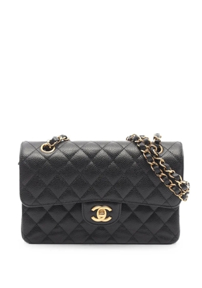 CHANEL Pre-Owned 2010s Double Flap Caviar-leather shoulder bag - Black