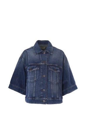 Max Mara short-sleeve denim jacket - Blue