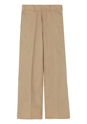 RE/DONE wide leg low-rise trousers - Neutrals