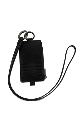Dolce & Gabbana logo-detail lanyard card holder - Black