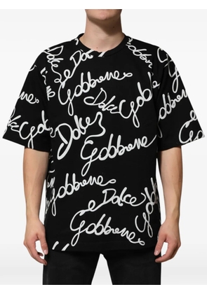 Dolce & Gabbana DG logo-print T-shirt - Black