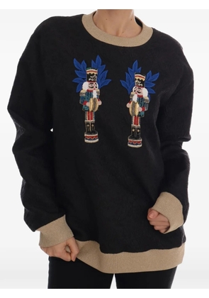 Dolce & Gabbana appliqué sweater - Black