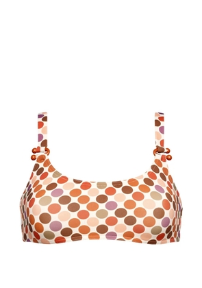 ERES Magical polka-dot bikini top - Neutrals