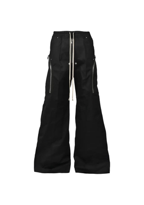 Rick Owens Heizer Belas zip-detail drawstring trousers - Black