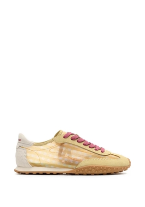 Hoff Bridge gingham-pattern panelled sneakers - Neutrals
