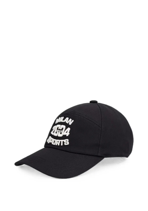 Ea7 Emporio Armani cotton baseball cap - Black