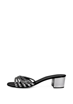Giuseppe Zanotti Vintage rhinestone-embellished heeled sandals - Silver