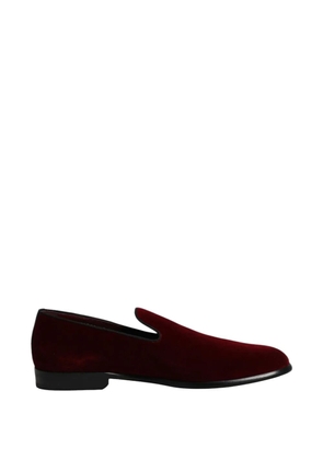 Dolce & Gabbana almond-toe loafers - Red