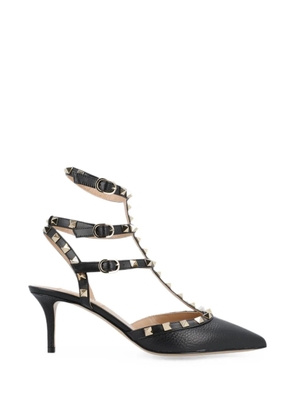 Valentino Garavani Pre-Owned Rockstud cage-construction pumps - Black