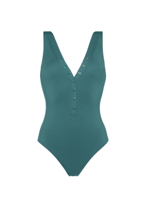 ERES Icône press-stud swimsuit - Green