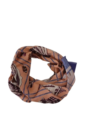 Dolce & Gabbana seashell rope-print scarf - Orange