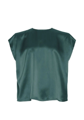 ERES silk cap-sleeve blouse - Green