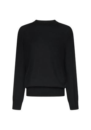 LouLou de Saison Ditto Lds fine-knit cashmere sweater - Black